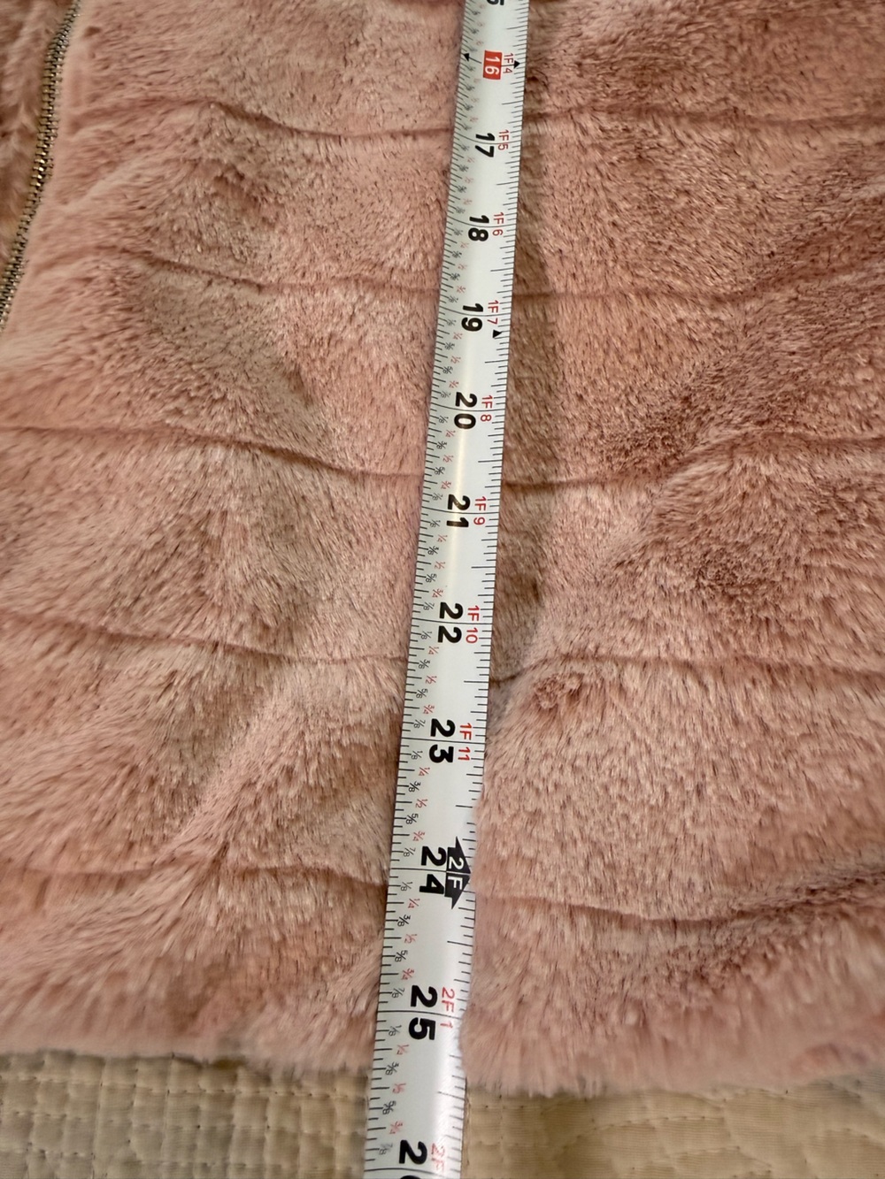 Faux Fink Simply Faux Fur Rabbit Jacket Large Y2K Teddy Bear Plush Zip Up cozy - Picture 9 of 11